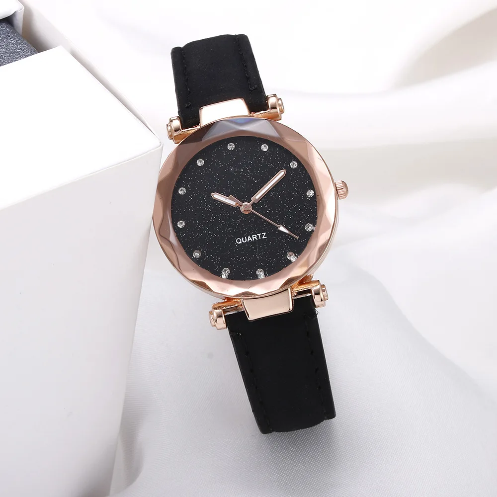 Jewelry Watches Silver - Moda Siyah Vintage Trend Giyim Rhinestone
