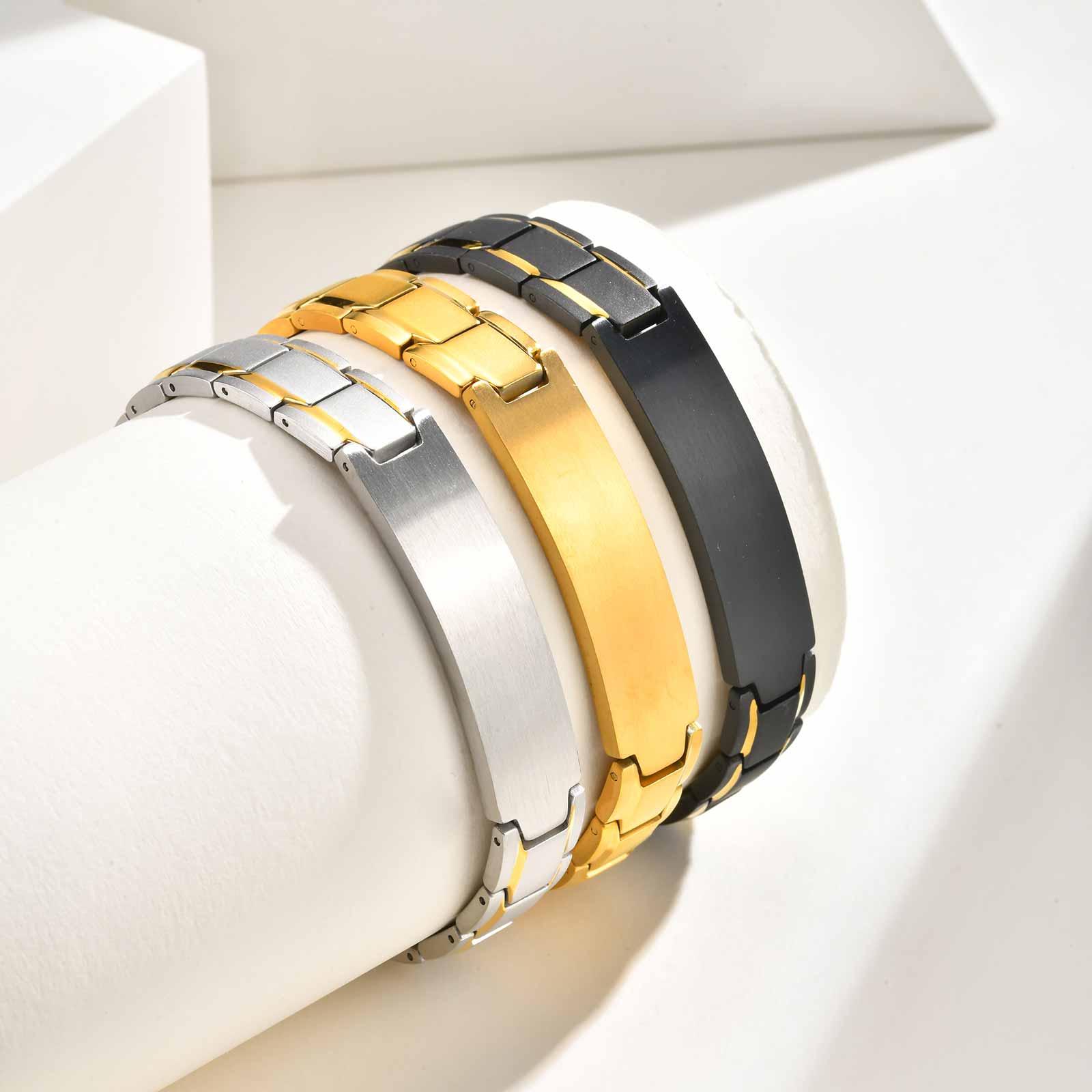 Jewelry Bracelet Watches - Erkekler için Özel İsim Yazılı Bileklik,