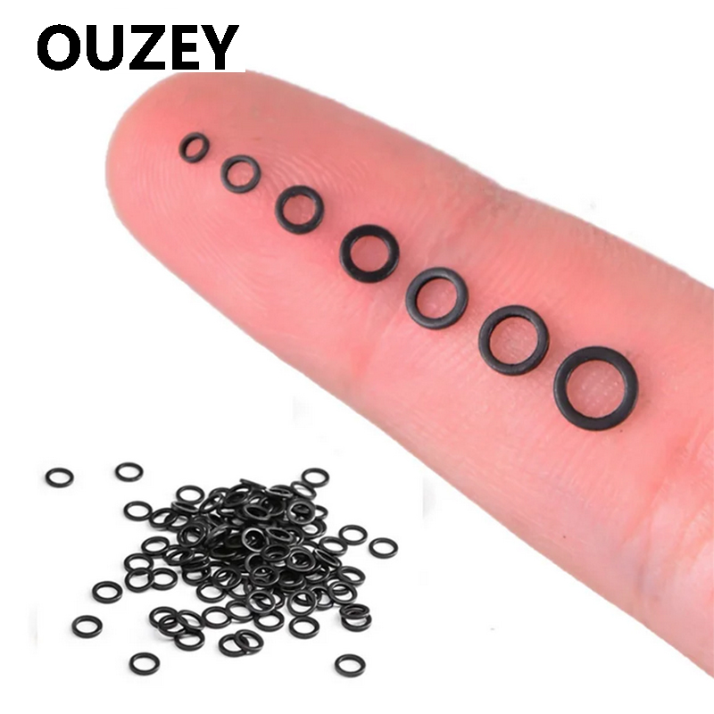 Titanium Steel Ring - OUZEY 100 Adet Sazan Balıkçılık Yuvarlak