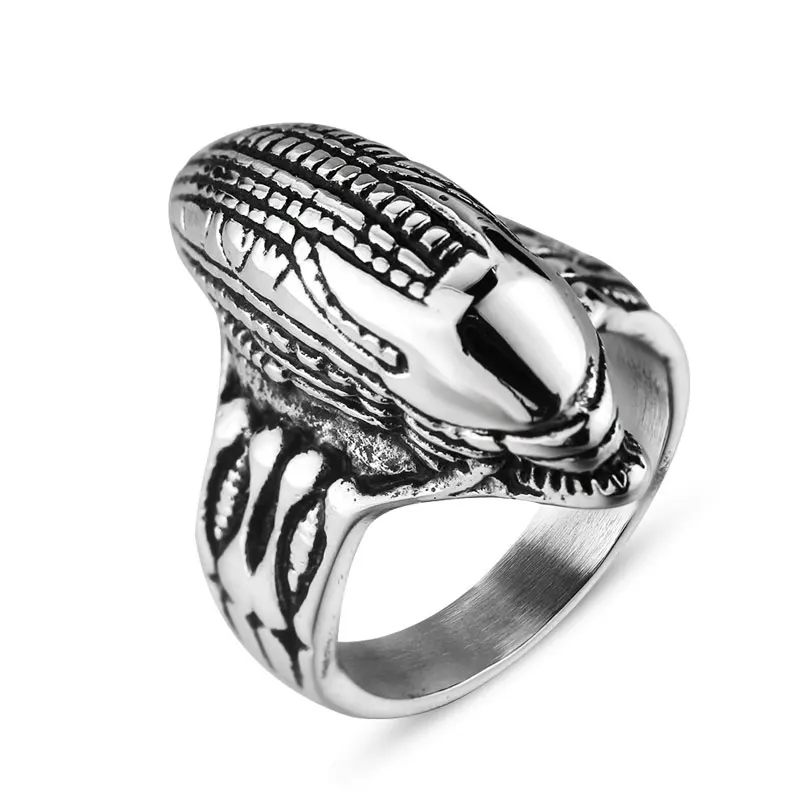 Titanium Steel Ring - Unisex Açık EDC Titanyum Çelik Uzaylı
