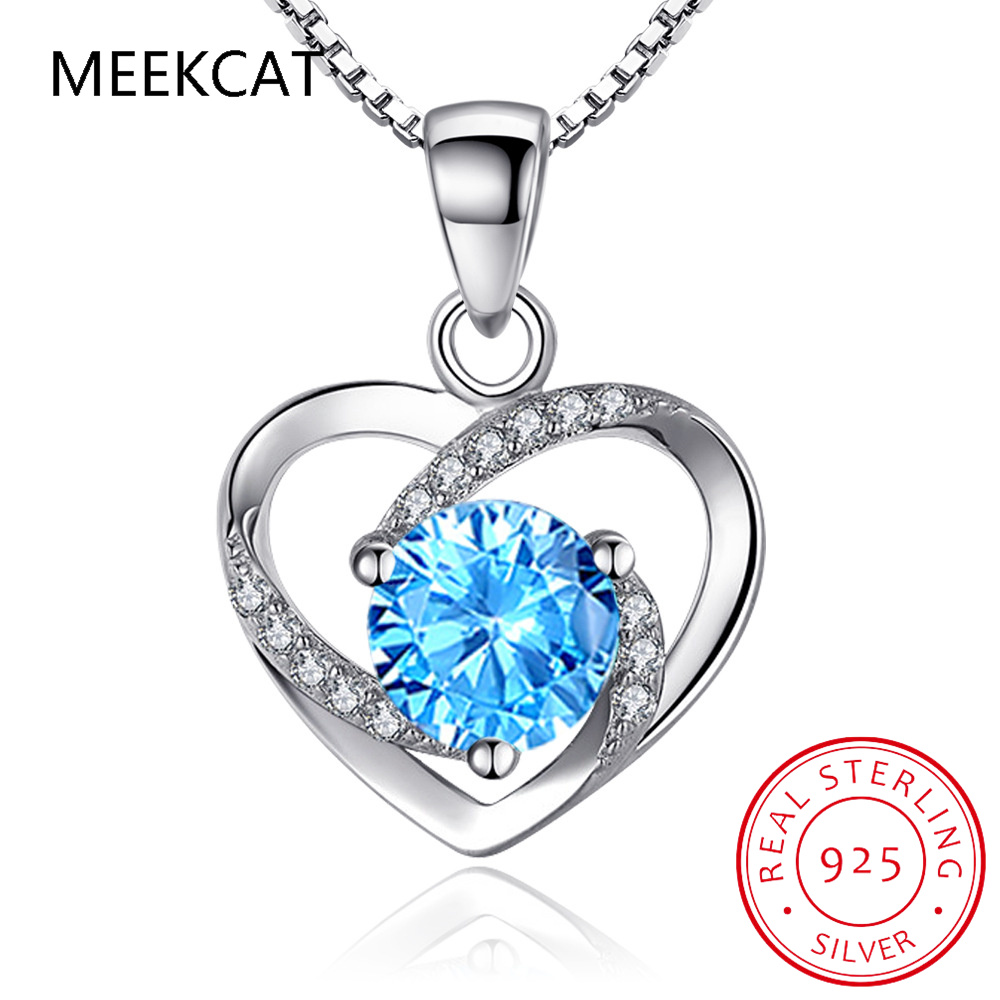 Crystal Choker Necklace - Doğal Mavi Topaz 925 Ayar Gümüş