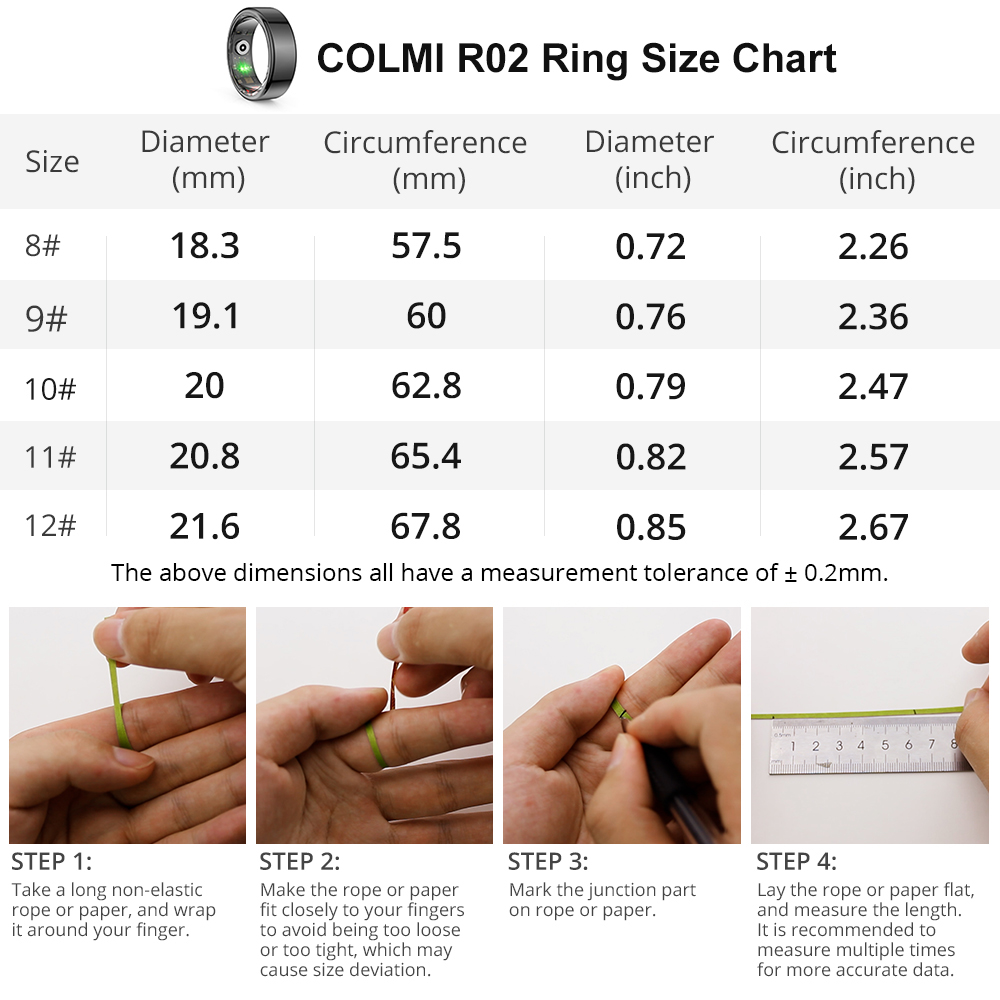 [2024 ] COLMI R02 akıllı yüzük - Titanium Steel Ring incelemesi ve fiyatı