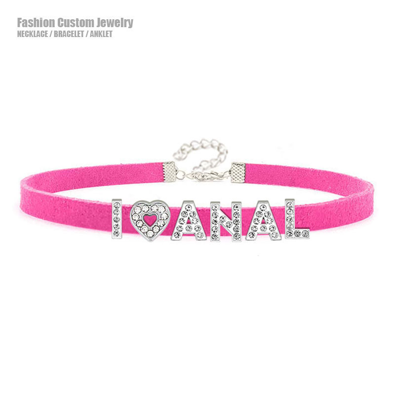 Seksi sıcak Rhinestone mektupl - Crystal Choker Necklace incelemesi ve fiyatı