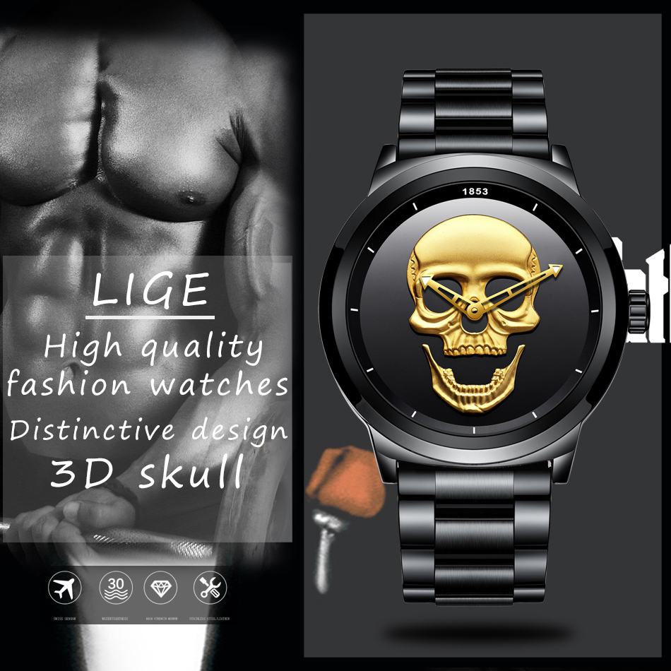 LIGE spor Mens saatler üst mar - Jewelry Inspired Watches incelemesi ve fiyatı