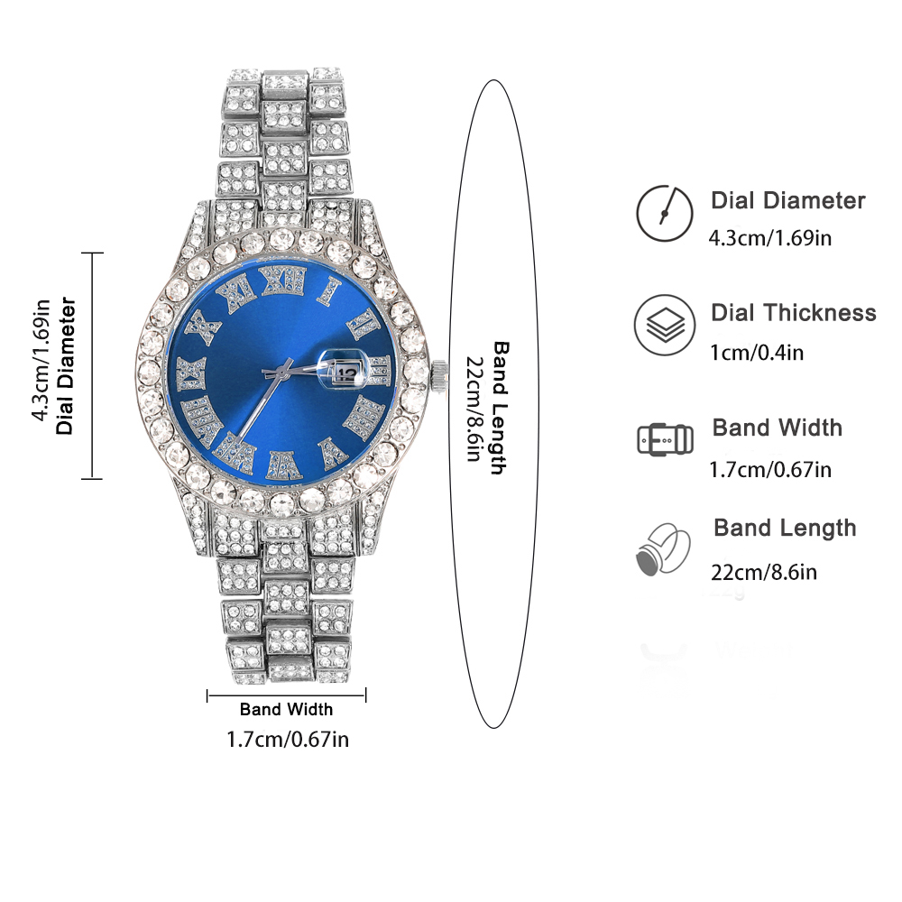 3 adet Hip-Hop İzle Takı Seti  - Jewelry Watches Silver incelemesi ve fiyatı