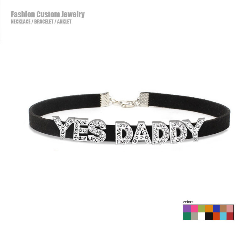 Seksi Rhinestone Harfler EVET  - Crystal Choker Necklace incelemesi ve fiyatı