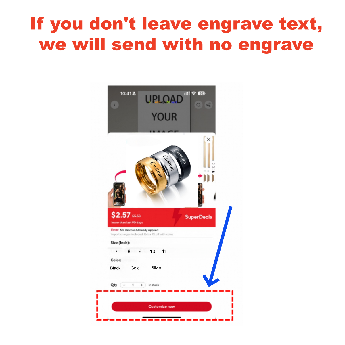 Özel Gravür İsim Logolu Erkek  - Titanium Steel Ring incelemesi ve fiyatı