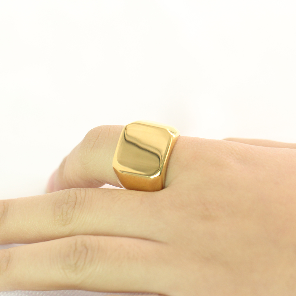 Ücretsiz kazımayı yeni gümüş/a - Titanium Steel Ring incelemesi ve fiyatı
