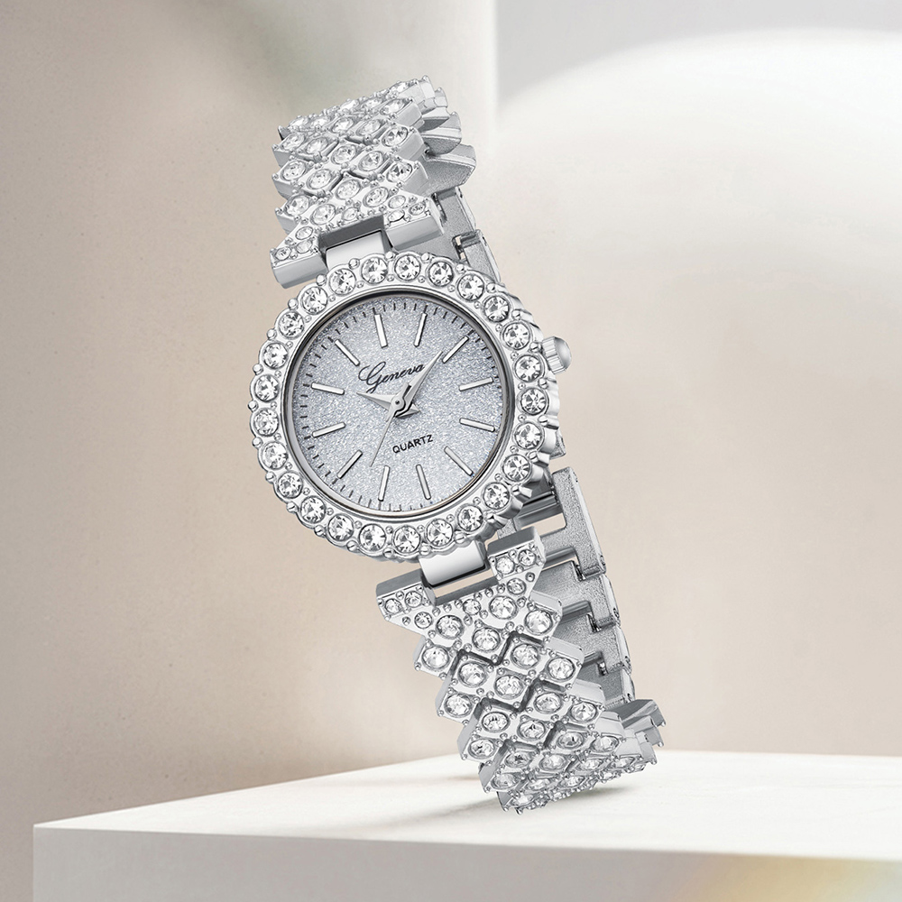 4 Parça/Set Unisex Takı Saatle - Jewelry Watches Silver incelemesi ve fiyatı