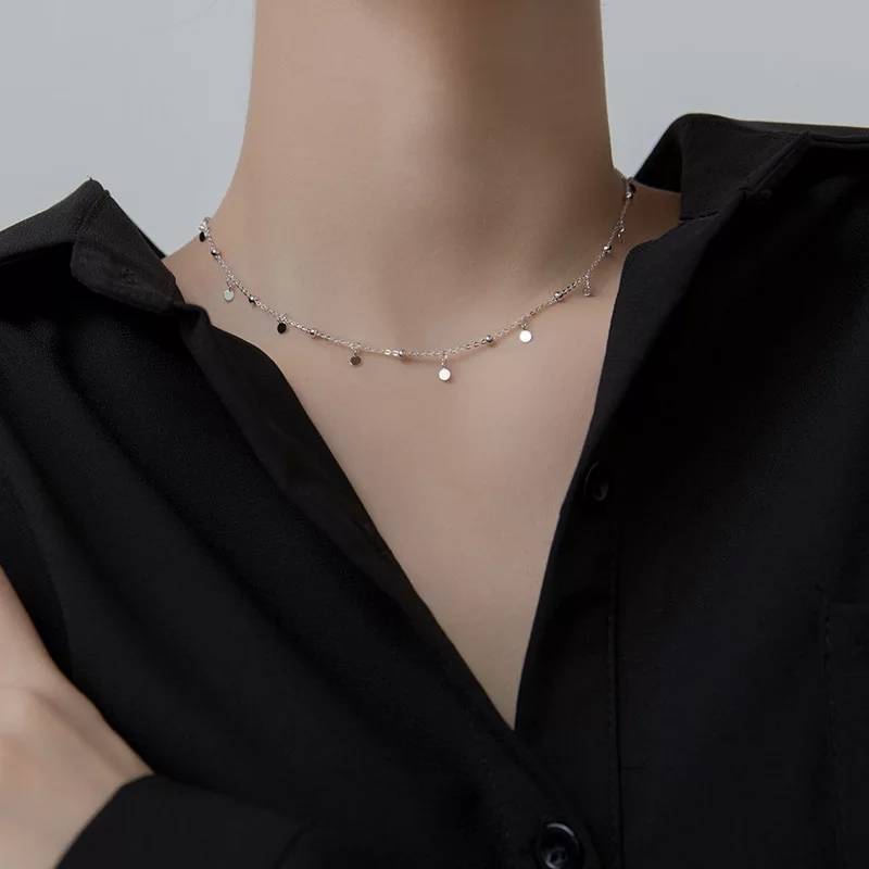 925 Ayar Gümüş Narin Takı Yuva - Crystal Choker Necklace incelemesi ve fiyatı