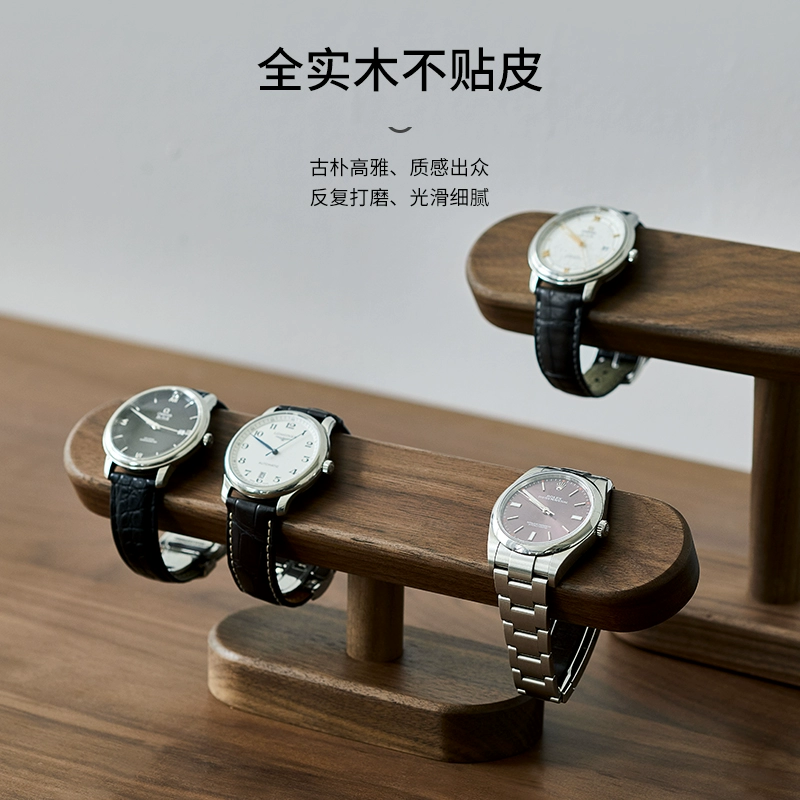 Siyah Ceviz Ahşap Saat Tutucu  - Jewelry Bracelet Watches incelemesi ve fiyatı
