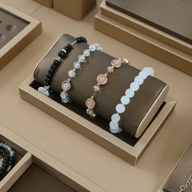Kahverengi PU deri bileklik te - Jewelry And Watches Exhibition incelemesi ve fiyatı