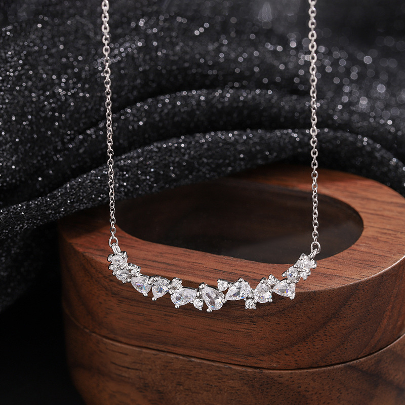 2.8CT Toplam Moissanite Kolye  - Crystal Choker Necklace incelemesi ve fiyatı