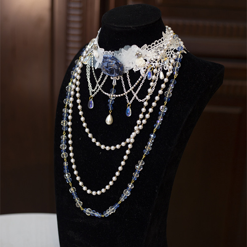 Japon Orijinal Ağır Muhteşem E - Crystal Choker Necklace incelemesi ve fiyatı