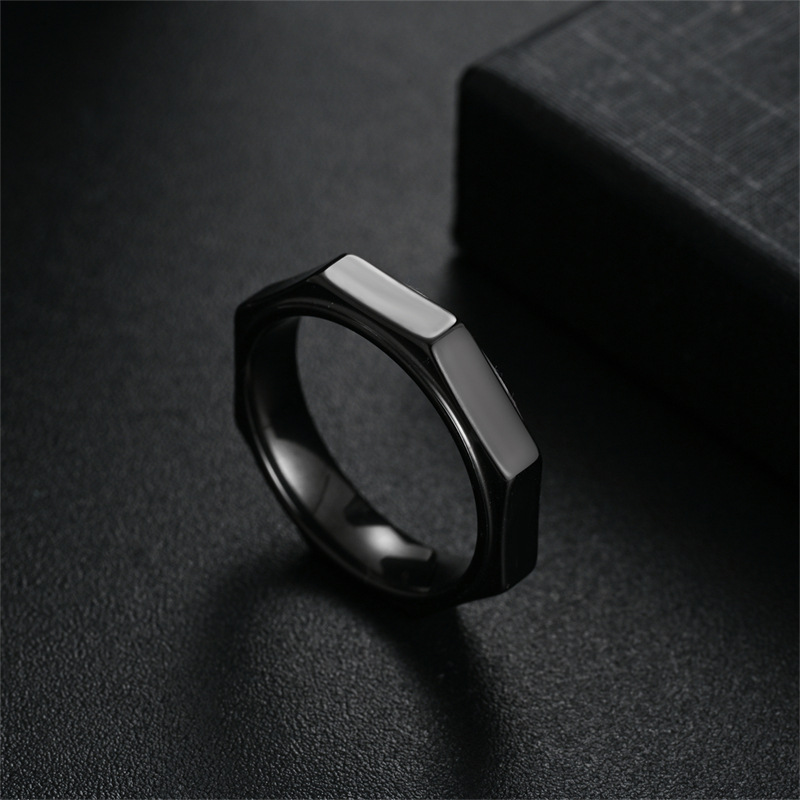 5 MM Moda Altıgen Titanyum Çel - Titanium Steel Ring incelemesi ve fiyatı